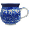 Polish Pottery Bubble Mug 12oz Dreams In Blue UNIKAT