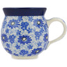 Polish Pottery Bubble Mug 12oz Drifting Dragonfly