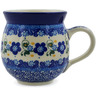 Polish Pottery Bubble Mug 12oz Flora Cluster