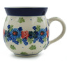Polish Pottery Bubble Mug 12oz Flower Crown