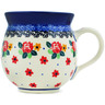 Polish Pottery Bubble Mug 12oz Garden Party