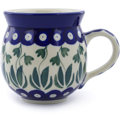 Polish Pottery Bubble Mug 12oz Garden Pot
