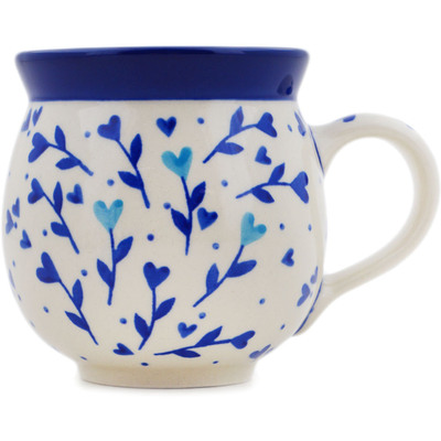 Polish Pottery Bubble Mug 12oz Growing In Love
