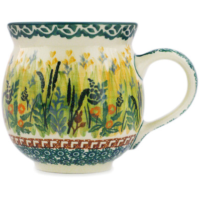 Polish Pottery Bubble Mug 12oz Harvest UNIKAT
