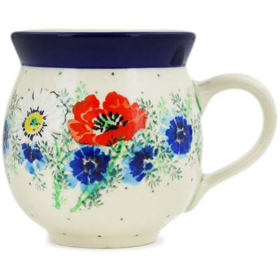 Polish Pottery Bubble Mug 12oz July Daze