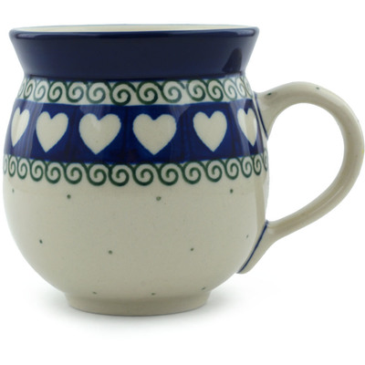 Polish Pottery Bubble Mug 12oz Light Hearted