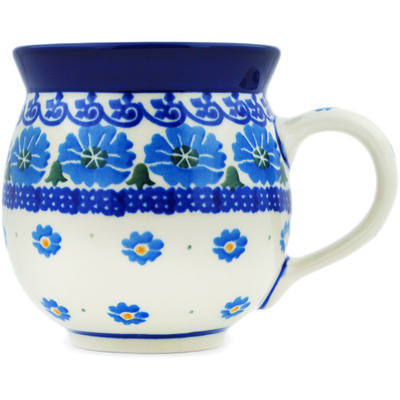 Polish Pottery Bubble Mug 12oz Mama&#039;s Embroidery