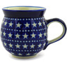 Polish Pottery Bubble Mug 12oz Midnight Stars