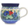 Polish Pottery Bubble Mug 12oz Motherland Garden UNIKAT