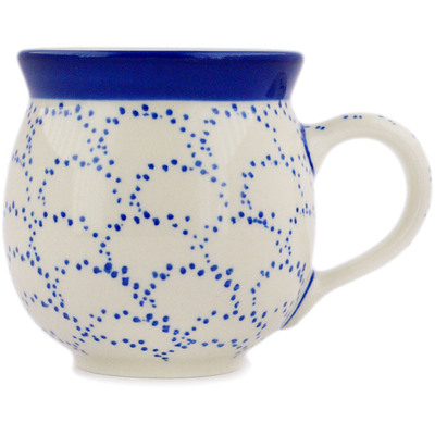 Polish Pottery Bubble Mug 12oz Petal Outline