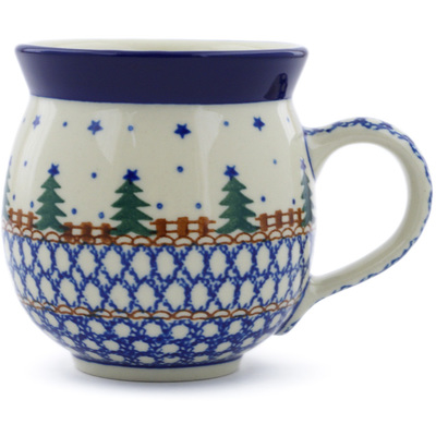 Polish Pottery Bubble Mug 12oz Pocono Pines