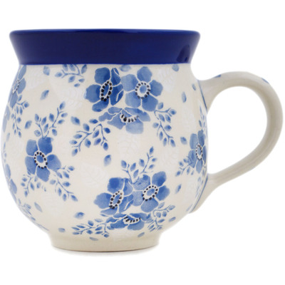Polish Pottery Bubble Mug 12oz Rain Clouds