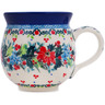 Polish Pottery Bubble Mug 12oz Red Berry Bundles UNIKAT