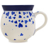 Polish Pottery Bubble Mug 12oz Sending Love