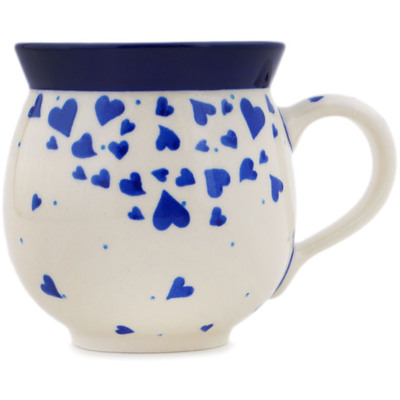 Polish Pottery Bubble Mug 12oz Sending Love