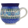 Polish Pottery Bubble Mug 12oz Sevenleaf Creeper