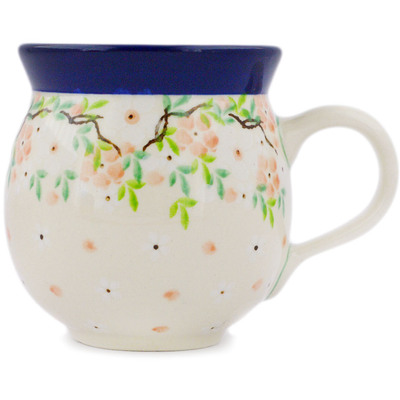Polish Pottery Bubble Mug 12oz Spring Branch UNIKAT
