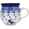 Polish Pottery Bubble Mug 12oz Spring Dragonfly