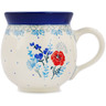 Polish Pottery Bubble Mug 12oz Spring Sprouts