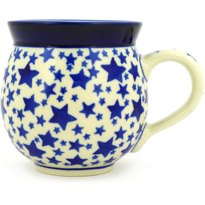 Polish Pottery Bubble Mug 12oz Starlight