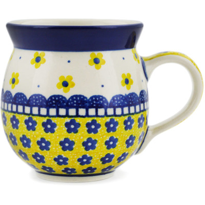 Polish Pottery Bubble Mug 12oz Sunshine