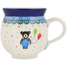 Polish Pottery Bubble Mug 12oz Teddy Bear