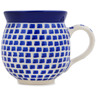 Polish Pottery Bubble Mug 12oz The Path Less Traveled UNIKAT