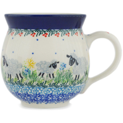 Polish Pottery Bubble Mug 12oz UNIKAT