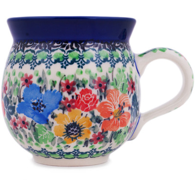 Polish Pottery Bubble Mug 12oz UNIKAT