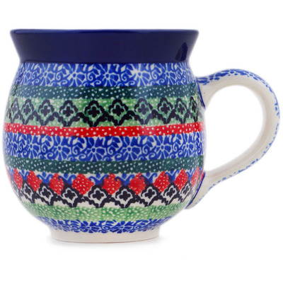 Polish Pottery Bubble Mug 12oz UNIKAT