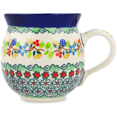 Polish Pottery Bubble Mug 12oz UNIKAT
