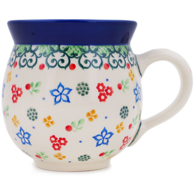 Polish Pottery Bubble Mug 12oz UNIKAT