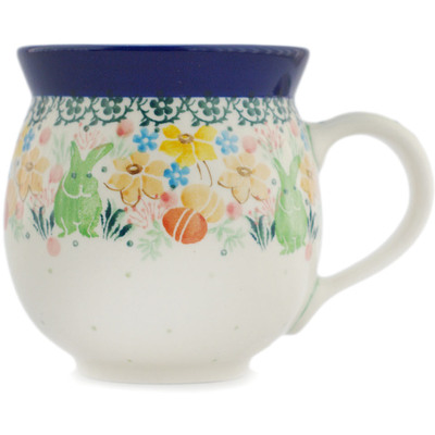 Polish Pottery Bubble Mug 12oz UNIKAT