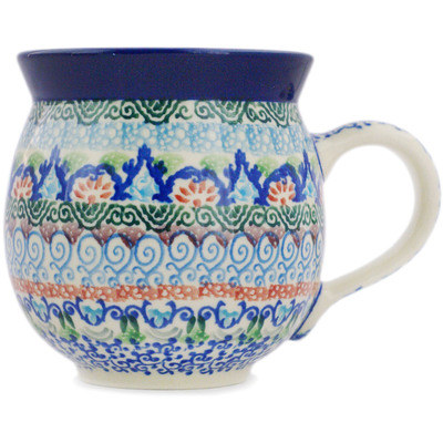 Polish Pottery Bubble Mug 12oz UNIKAT