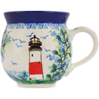 Polish Pottery Bubble Mug 12oz UNIKAT