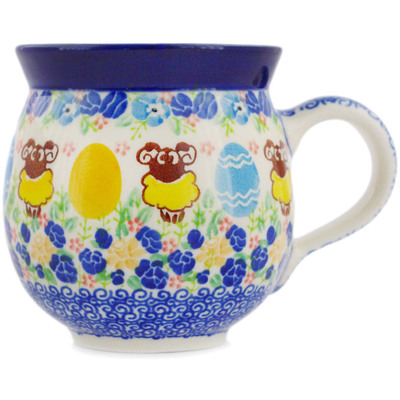 Polish Pottery Bubble Mug 12oz UNIKAT