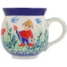 Polish Pottery Bubble Mug 12oz UNIKAT