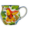 Polish Pottery Bubble Mug 13 oz Majestic UNIKAT
