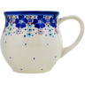 Polish Pottery Bubble Mug 13 oz The Floral Wish