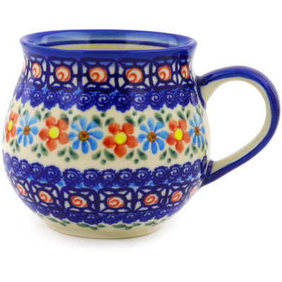 Polish Pottery Bubble Mug 15 oz UNIKAT