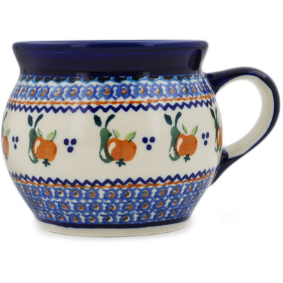 Polish Pottery Bubble Mug 16 oz Apple Pears