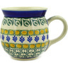 Polish Pottery Bubble Mug 16 oz Autumn Wheatfields