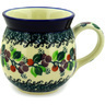 Polish Pottery Bubble Mug 16 oz Berry Garland