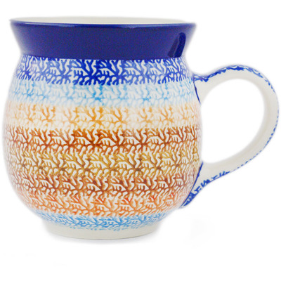 Polish Pottery Bubble Mug 16 oz Branching Out
