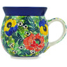 Polish Pottery Bubble Mug 16 oz Breathtaking UNIKAT