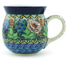 Polish Pottery Bubble Mug 16 oz Carnation Valley UNIKAT