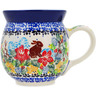 Polish Pottery Bubble Mug 16 oz Chocolate Bunny UNIKAT