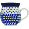 Polish Pottery Bubble Mug 16 oz Dot Around UNIKAT