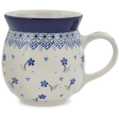 Polish Pottery Bubble Mug 16 oz Floral Excitement