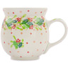 Polish Pottery Bubble Mug 16 oz Garland UNIKAT